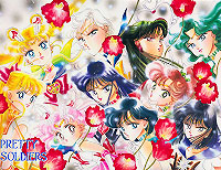 All ten sailor soldiers look determined.