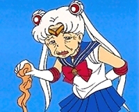 An eldery Sailor Moon.