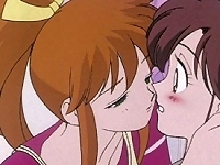 Unazuki tries to kiss a startled Makoto